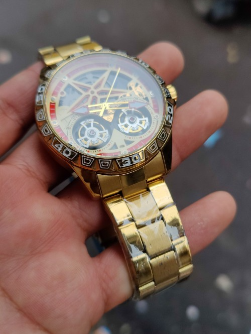 Aroger Dubuisa Chain Gold Quartz - Goldel Red Dile