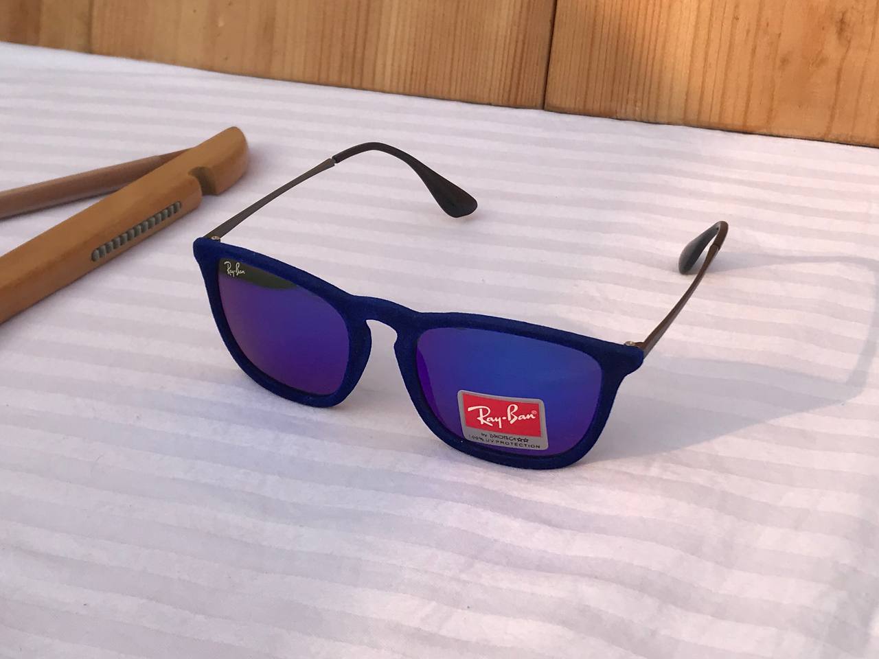 Araybana Square Rb 4187 Blue Velvet Blue Aqua Marcury