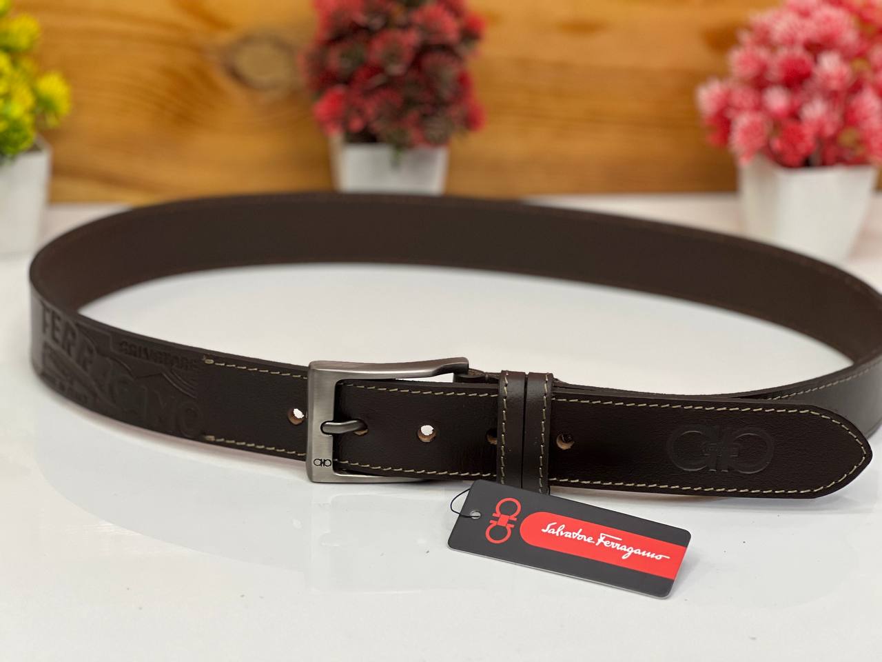 Aferragamoa Original Leather Dark Brown