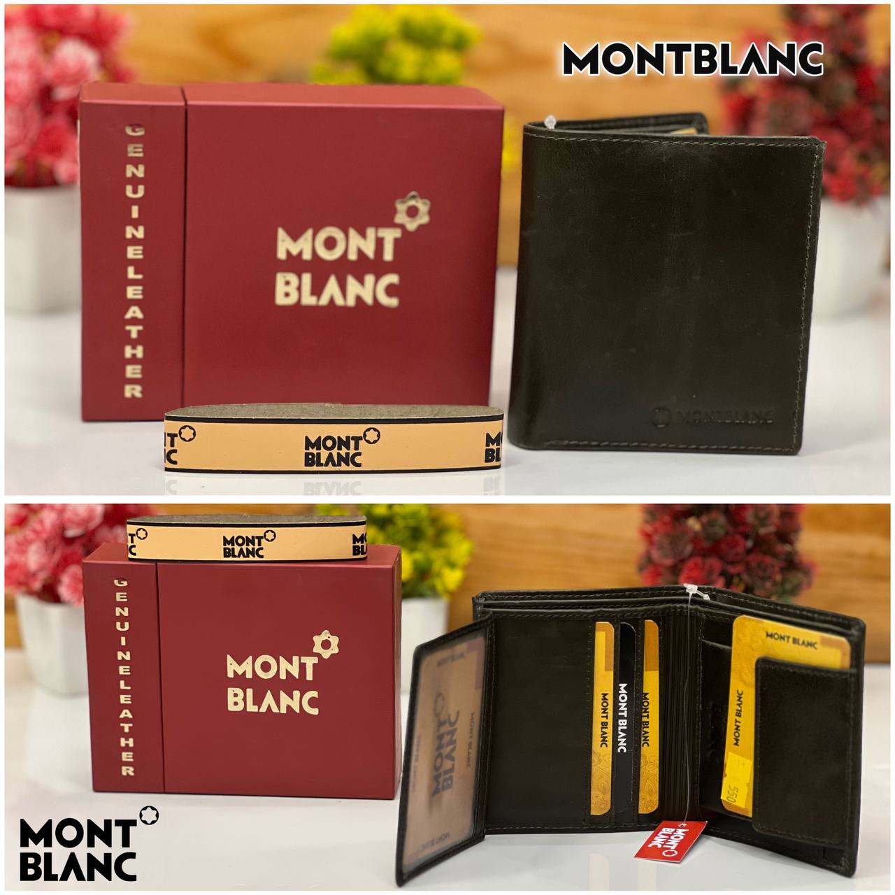 Amont Blanca Genuine Leather Wallet Color Green