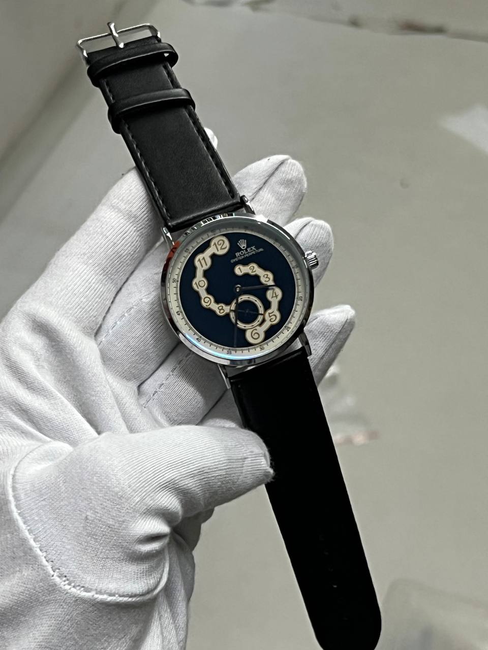 Arolexa Black Oyster Perpetual Quartz Formal