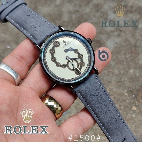Arolexa Grey Black Oyster Perpetual Quartz Formal