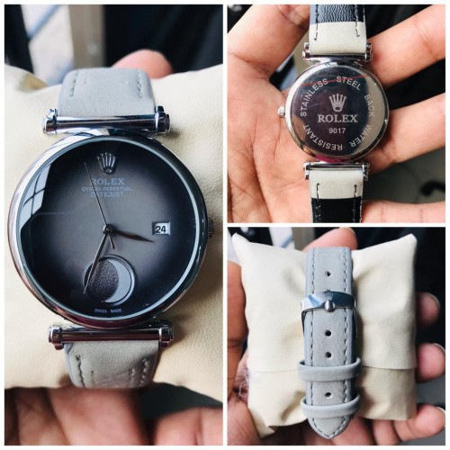 Arolexa Grey Moon Date Working  Quartz