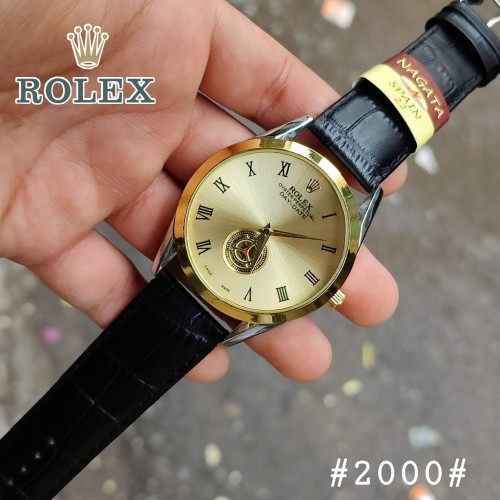 Arolexa Black F003 Crono Working Quartz