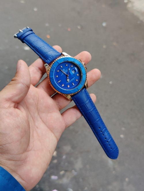 Arolexa Oyster Perpetual Formal Blue Date