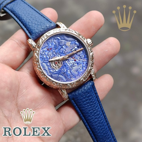 Arolexa Oyster Perpetual Rajwadi Carvinl Blue Date