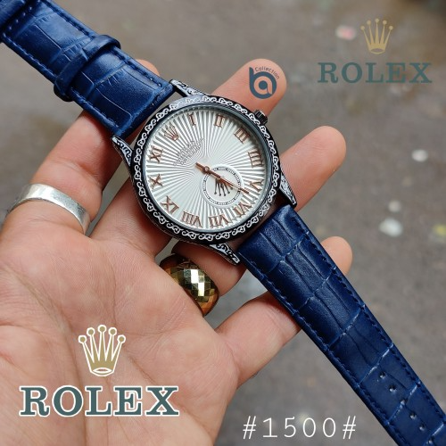 Arolexa Oyster Perpetual 6348 Formal Blue Crono Working Quartz