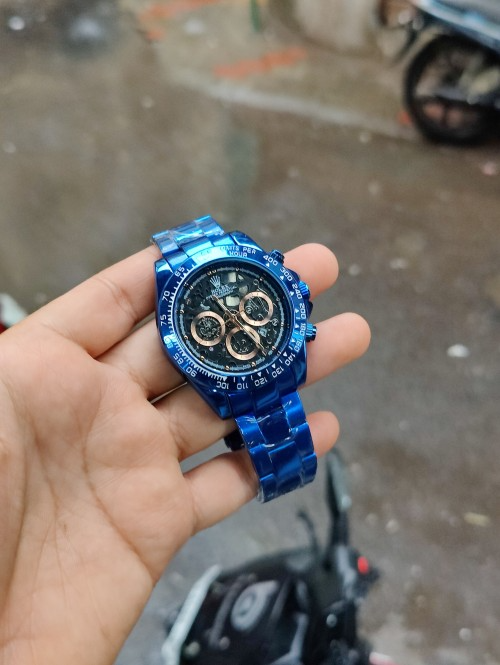 Arolexa Daytona Blue Date Working Quartz