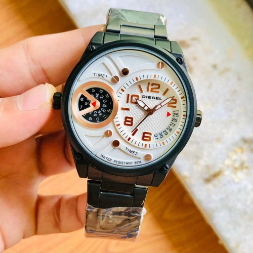 Adiesela Chain 30M Dual Time Gold 5 Bar 9008 White Black