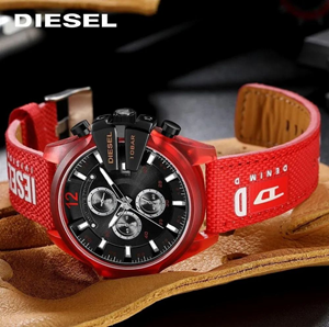 Adiesela 10Bar Leather Denim Belt 9169 All Working Red