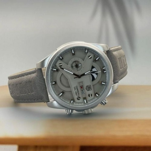 Atag Heuera Carrera Cal 1887 Grey Belt Quartz