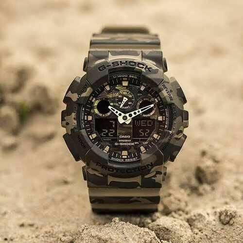 Acasio G-Shocka Army _ Ga-100Cm-5Adr _ Analog-Digital Watch - For Men G580