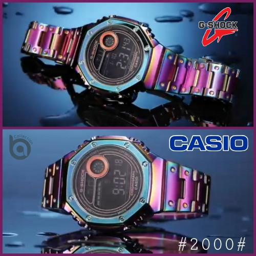 Acasio G-Shocka 9420 Gm-5600 Metal Chain Rainbow
