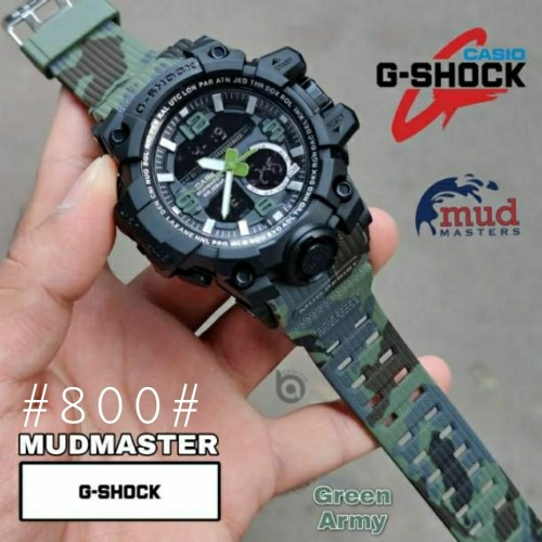 Acasio G-Shocka Mud-Master Green Army - Digital And Quartz
