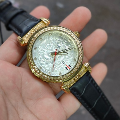 Anepica Ainvictaa Dregon Dial Gold Black White Dial Belt Quartz