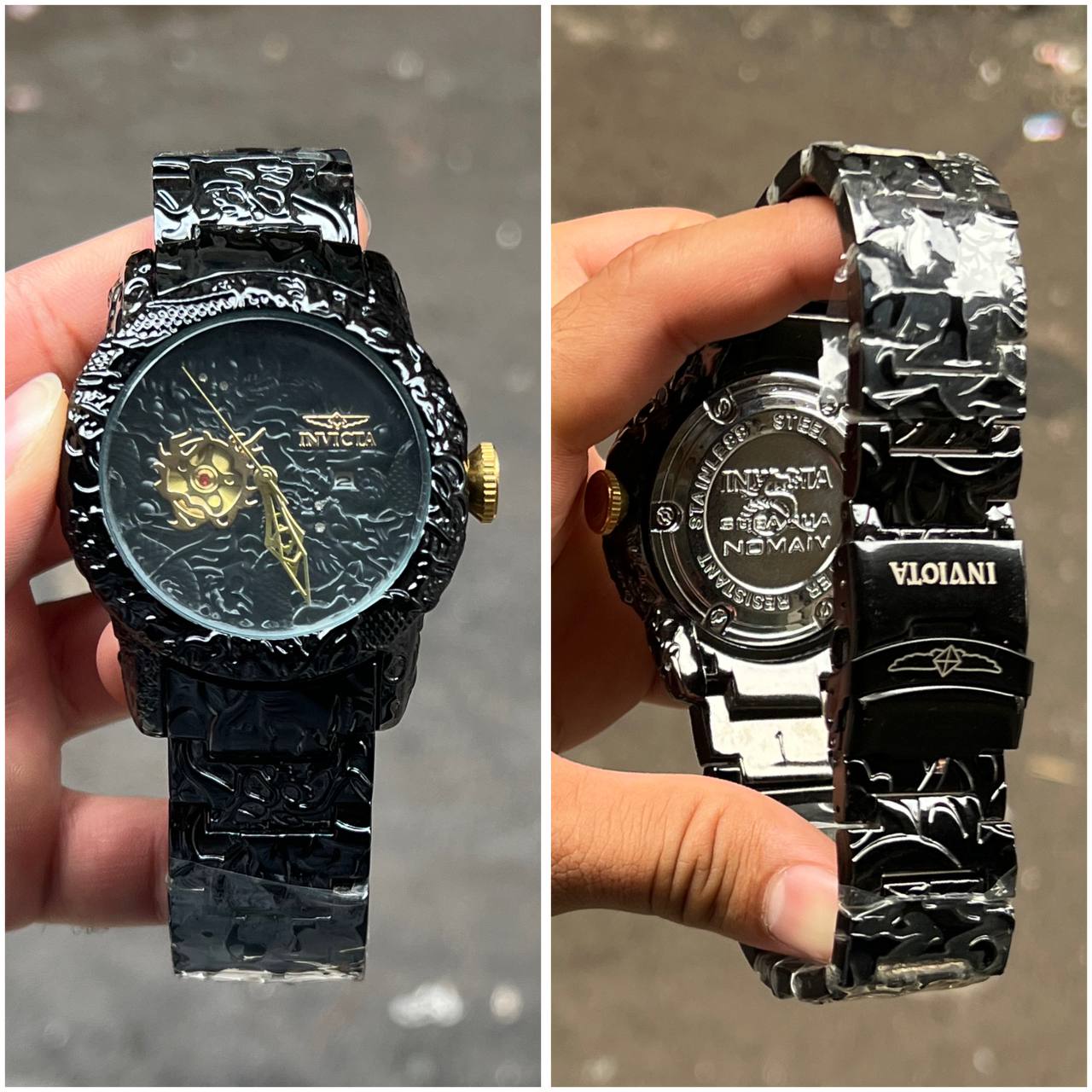 Ainvictaa Date Working Big Dial Black
