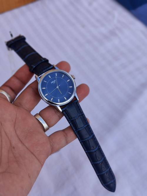 Afelixa 90380 G Blue Belt Blue Dial Silver Ring Quartz