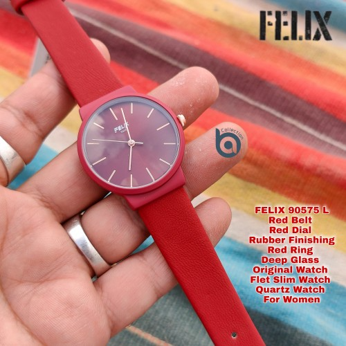 Afelixa 90575 L Red Rose Color Rubber Finishing Quartz