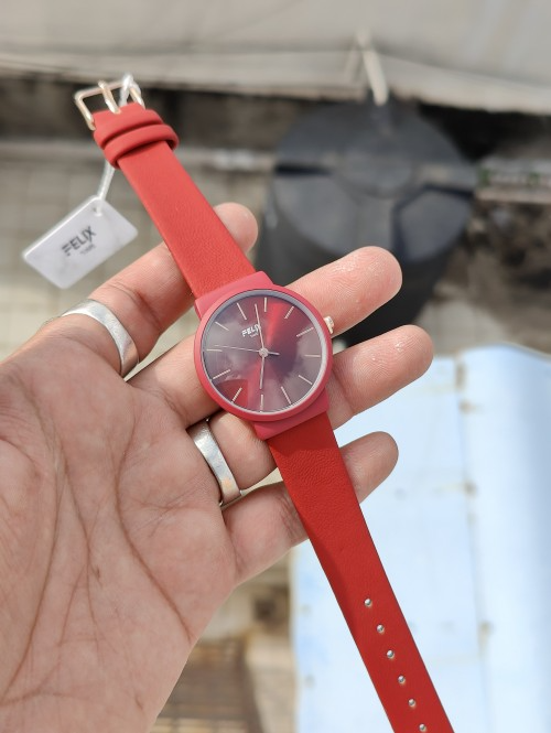 Afelixa 90575 L Red Rose Color Rubber Finishing Quartz