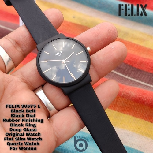 Afelixa 90575 L Full Black Color Rubber Finishing Quartz