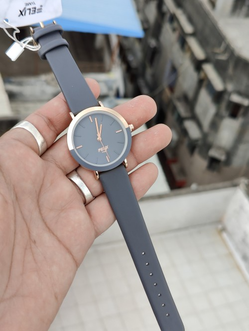 Afelixa 90589 L Grey Belt Grey Dial Rose Gold Ring  Quartz 