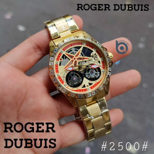 Aroger Dubuisa Chain Gold Quartz - Goldel Red Dile